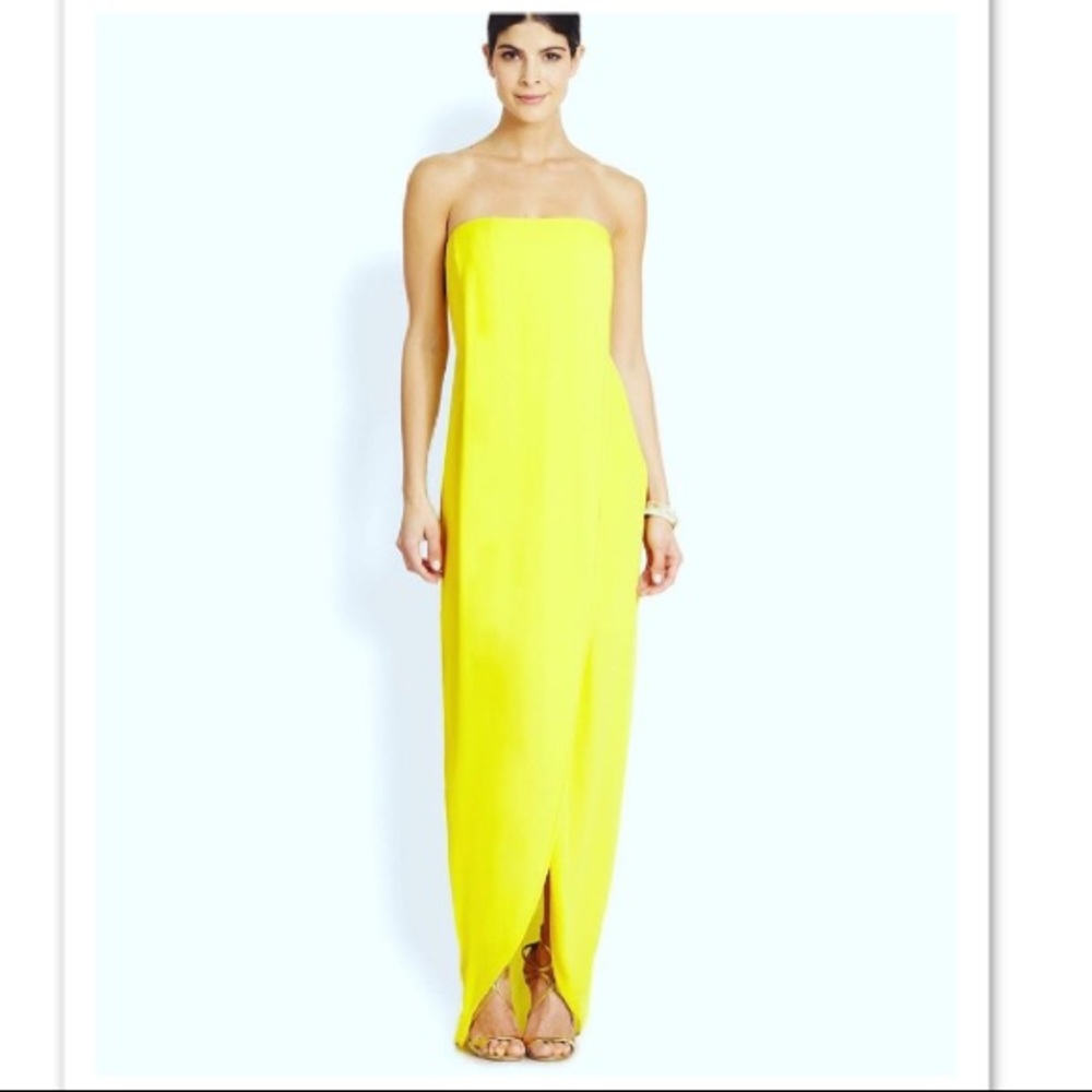 Like new BCBGMaxazria Jesse Draped Strapless Gown XS 4